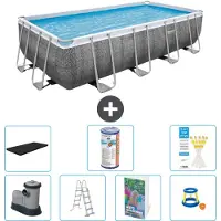 Bestway Power Steel Rechthoekig - 549x274x122 cm - 6-delig - Model S541
