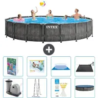 Intex Prism Frame Zwembad, rond - 549x122 cm - 7-delig, model S567