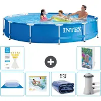 Intex Framezwembad, rond - 366x76 cm - 5-delig, model S171