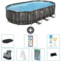 Bestway Power Steel Ovaal - 610x366x122 cm - 6-delig - Model S619