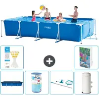 Intex Rechthoekig zwembad - 450x220x84 cm - 5-delig, model S130