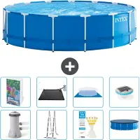 Intex Framezwembad, rond - 457x122 cm - 7-delig, model S598