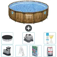 Bestway Power Steel Ronde Zwembad - 488x122 cm - 6-delig - Model S649