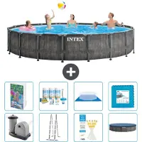 Intex Prism Frame Zwembad, rond - 549x122 cm - 7-delig, model S536