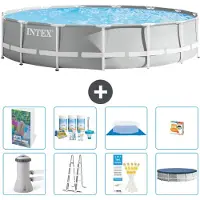Intex Prism Frame Zwembad, rond - 457x107 cm - 7-delig, model S548