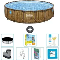 Bestway Power Steel Ronde Zwembad - 549x122 cm - 6-delig - Model S566