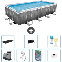 Bestway Power Steel Rechthoekig zwembad - 549x274x122 cm - 6-delig - Model S598