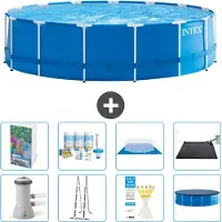 Intex Framezwembad, rond - 457x122 cm - 7-delig, model S632