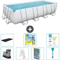 Bestway Power Steel Rechthoekig zwembad - 549x274x122 cm - 6-delig - Model S532