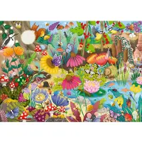 Ravensburger Puzzel met 1000 stukjes. Een wereld van bloemen