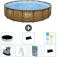 Bestway Power Steel Ronde Zwembad - 549x122 cm - 6-delig - Model S562