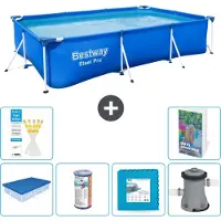 Bestway Steel Pro, rechthoekig zwembad - 300x201x66 cm - 5-delig, model S146