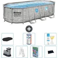 Bestway Power Steel Ovaal - 549x274x122 cm - 6-delig - Model S619