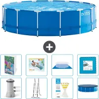 Intex Framezwembad, rond - 457x122 cm - 7-delig, model S651