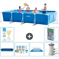 Intex Rechthoekig framezwembad - 450x220x84 cm - 5-delig, model S77