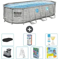Bestway Power Steel Ovaal - 549x274x122 cm - 6-delig - Model S572
