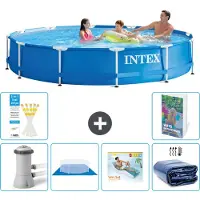 Intex Framezwembad, rond - 366x76 cm - 5-delig, materiaal S345