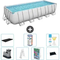 Bestway Power Steel Rechthoekig zwembad - 640x274x132 cm - 6-delig - Model S619
