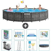 Intex Prism Frame Zwembad, rond - 549x122 cm - 7-delig, model S683