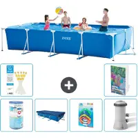 Intex Rechthoekig zwembad - 450x220x84 cm - 5-delig, model S19