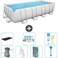 Bestway Power Steel Rechthoekig - 488x244x122 cm - 6-delig - Model S574