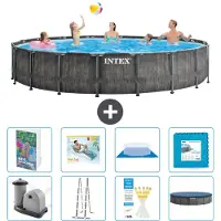 Intex Prism Frame Zwembad, rond - 549x122 cm - 7-delig, model S651