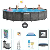 Intex Prism Frame Zwembad, rond - 549x122 cm - 7-delig, model S525