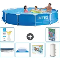 Intex Framezwembad, rond - 366x76 cm - 5-delig, model S148