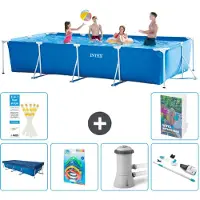 Intex Rechthoekig zwembad - 450x220x84 cm - 5-delig, model S68