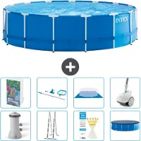 Intex Framezwembad, rond - 457x122 cm - 7-delig, model S605