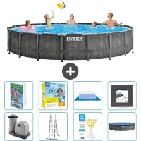 Intex Prism Frame Zwembad, rond - 549x122 cm - 7-delig, model S607