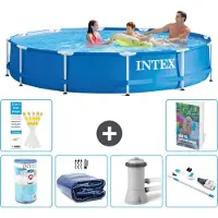 Intex Framezwembad, rond - 366x76 cm - 5-delig, model S27