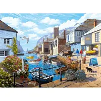 Ravensburger Puzzle 2D: Spokojna Przystań 500el - 2D-puzzel: Rustige haven 500 stukjes