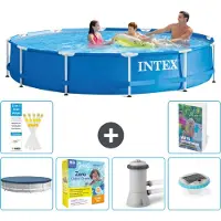 Intex Framezwembad, rond - 366x76 cm - 5-delig, model S4