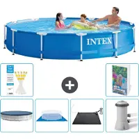 Intex Framezwembad, rond - 366x76 cm - 5-delig, model S40
