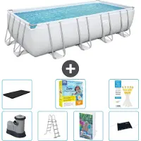 Bestway Power Steel Rechthoekig zwembad - 549x274x122 cm - 6-delig - Model S582