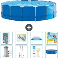 Intex Framezwembad, rond - 457x122 cm - 7-delig, model S639