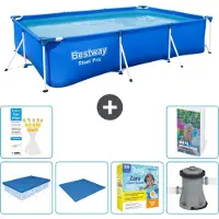 Bestway Steel Pro, rechthoekig zwembad - 300x201x66 cm - 5-delig, model S24
