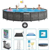 Intex Prism Frame Zwembad, rond - 549x122 cm - 7-delig, model S621