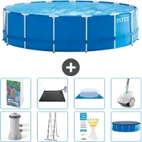 Intex Framezwembad, rond - 457x122 cm - 7-delig, model S600