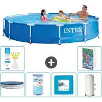 Intex Framezwembad, rond - 366x76 cm - 5-delig, model S80