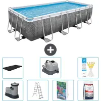 Bestway Power Steel Rechthoekig - 549x274x122 cm - 6-delig S649