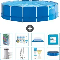 Intex Framezwembad, rond - 457x122 cm - 7-delig, model S536