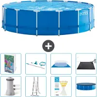 Intex Framezwembad, rond - 457x122 cm - 7-delig, model S583