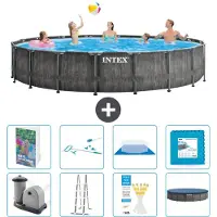 Intex Prism Frame Zwembad, rond - 549x122 cm - 7-delig, model S539