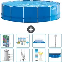 Intex Framezwembad, rond - 457x122 cm - 7-delig, model S574