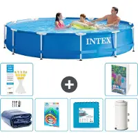 Intex Framezwembad, rond - 366x76 cm - 5-delig, model S55
