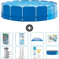 Intex Framezwembad, rond - 457x122 cm - 7-delig, model S635