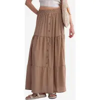 MixRay Hoge Taille Maxi Rok