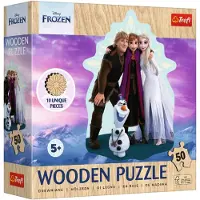 Trefl Puzzel – 50 houten stukjes – Disney Frozen – Favoriete Frozen Land – 31512